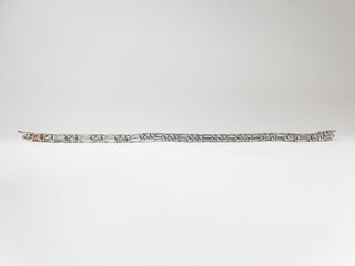 Exclusive Round And Emerald Cut 32.50 Carat Lab-Grown Diamonds Bracelet | IGI Certified | 22.31 Gram 18K White Gold End Date: 21/02/2026