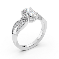 Lysandra White Gold Three-Quarter